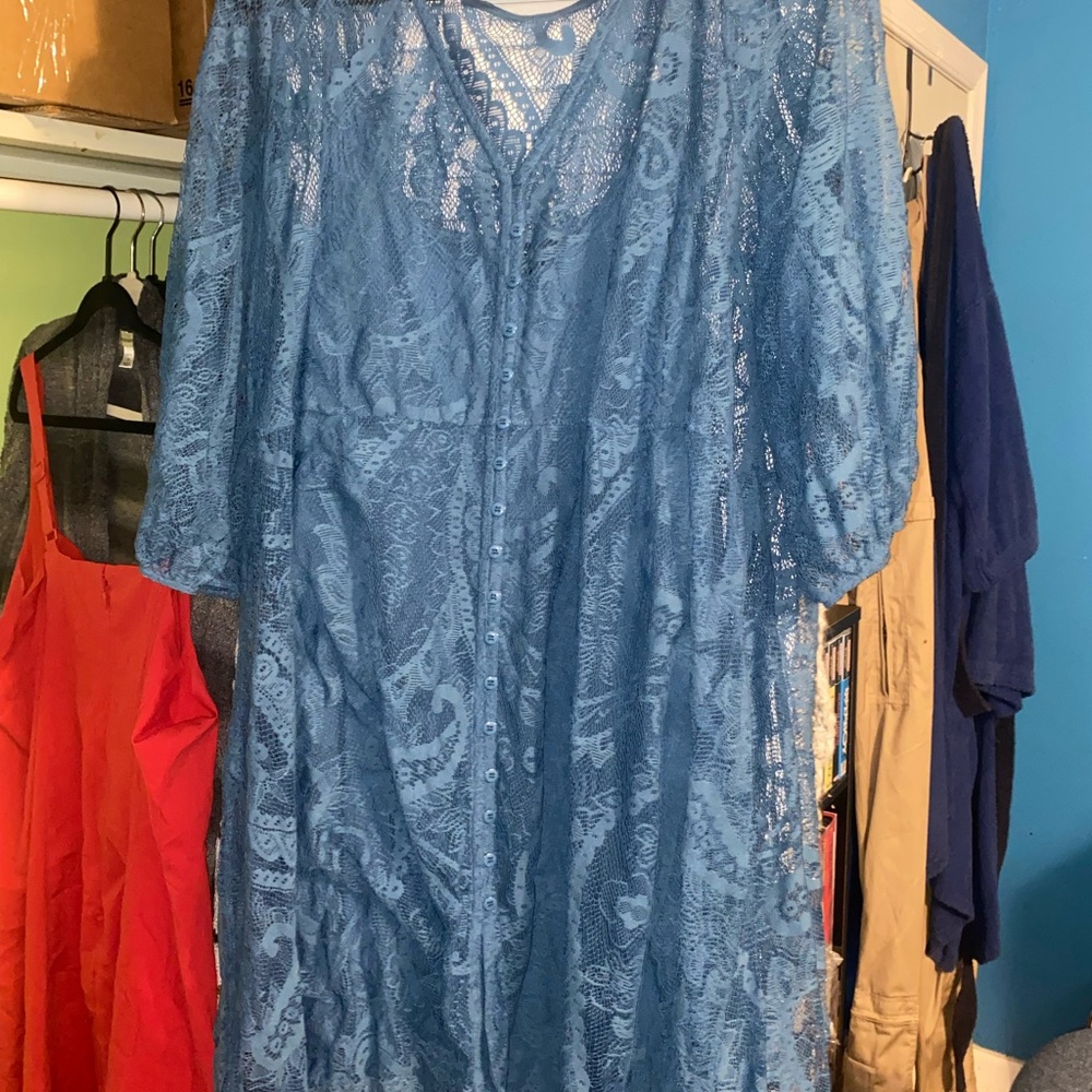 Torrid Blue Lace dress
